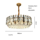 GobekUsa Crystal Modern Pendant Light: Luxury Indoor Fixture for Home Decor
