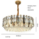 GobekUsa Crystal Modern Pendant Light: Luxury Indoor Fixture for Home Decor