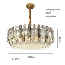 GobekUsa Crystal Modern Pendant Light: Luxury Indoor Fixture for Home Decor
