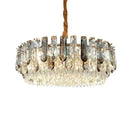GobekUsa Crystal Modern Pendant Light: Luxury Indoor Fixture for Home Decor