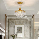 GobekUsa Gold/Black Crystal Pendant Chandelier for Wedding Decor and Luxury Home Lighting