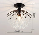 GobekUsa Gold/Black Crystal Pendant Chandelier for Wedding Decor and Luxury Home Lighting