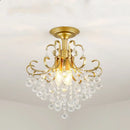 GobekUsa Gold/Black Crystal Pendant Chandelier for Wedding Decor and Luxury Home Lighting