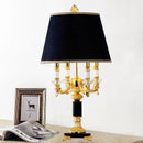 GobekUsa Black Crystal Bedroom Table Lamp - Luxury Modern Decor
