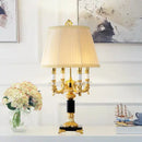GobekUsa Black Crystal Bedroom Table Lamp - Luxury Modern Decor