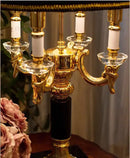 GobekUsa Black Crystal Bedroom Table Lamp - Luxury Modern Decor