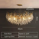 GobekUsa Crystal Pendant Chandelier for Luxury Dining Living Room LED Lighting by Decorbites