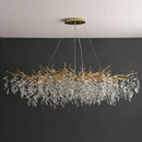 GobekUsa Crystal Pendant Chandelier for Luxury Dining Living Room LED Lighting by Decorbites