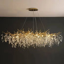 GobekUsa Crystal Pendant Chandelier for Luxury Dining Living Room LED Lighting by Decorbites