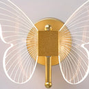 Luxury gold butterfly copper wall lamp bedroom led sconce by Decorbites