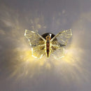 GobekUsa Nordic Creative Luxury Butterfly wall lamp for Bedroom Living Room Lighting