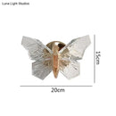 GobekUsa Nordic Creative Luxury Butterfly wall lamp for Bedroom Living Room Lighting