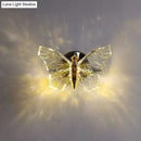 GobekUsa Nordic Creative Luxury Butterfly wall lamp for Bedroom Living Room Lighting
