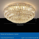 GobekUsa Crystal Round Ceiling Lamp - Nordic Luxury Home Decor Luxe Chandelier