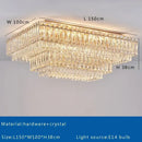 GobekUsa Crystal Round Ceiling Lamp - Nordic Luxury Home Decor Luxe Chandelier