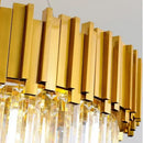 GobekUsa Crystal Art LED Ceiling Chandelier: Luxury Living Room Round Lamp