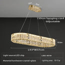 GobekUsa Crystal Ceiling Chandelier | Luxury Glass Hanging Lamps LED Décor