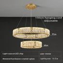GobekUsa Crystal Ceiling Chandelier | Luxury Glass Hanging Lamps LED Décor