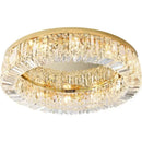 GobekUsa Crystal Ceiling Chandelier: Luxury LED Pendant Light for Elegant Interiors