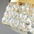 GobekUsa Crystal Ceiling Chandelier: Luxury LED Pendant Light for Elegant Interiors