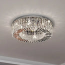 GobekUsa Crystal Ceiling Chandelier: Luxury LED Pendant Light for Elegant Interiors
