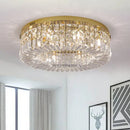 GobekUsa Crystal Ceiling Chandelier: Luxury LED Pendant Light for Elegant Interiors