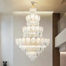GobekUsa Crystal Duplex Villa Chandelier: Elegant Loft Apartment Light Luxury for Fashionable Living Rooms.