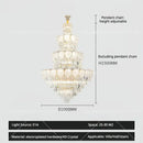 GobekUsa Crystal Duplex Villa Chandelier: Elegant Loft Apartment Light Luxury for Fashionable Living Rooms.