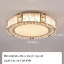 GobekUsa Crystal Glass Luxury Ceiling Chandelier - Gold LED Home Decor