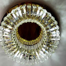 GobekUsa Crystal Glass Round Ceiling Chandelier: Luxury Modern LED Indoor Lighting for Home Decor