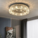 GobekUsa Crystal Glass Round LED Ceiling Light - Luxury Indoor Lighting Solution