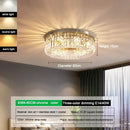 GobekUsa Crystal Glass Round LED Ceiling Light - Luxury Indoor Lighting Solution