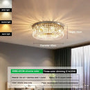 GobekUsa Crystal Glass Round LED Ceiling Light - Luxury Indoor Lighting Solution