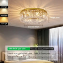 GobekUsa Crystal Glass Round LED Ceiling Light - Luxury Indoor Lighting Solution