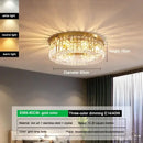 GobekUsa Crystal Glass Round LED Ceiling Light - Luxury Indoor Lighting Solution