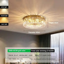 GobekUsa Crystal Glass Round LED Ceiling Light - Luxury Indoor Lighting Solution
