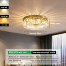 GobekUsa Crystal Glass Round LED Ceiling Light - Luxury Indoor Lighting Solution