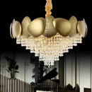 GobekUsa Lizzie - Crystal Luxury Tassels LED Ceiling Chandelier No