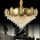 GobekUsa Lizzie - Crystal Luxury Tassels LED Ceiling Chandelier No
