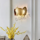 GobekUsa Lizzie - Crystal Luxury Tassels LED Ceiling Chandelier No