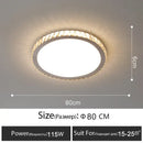 GobekUsa Crystal LED Ceiling Lamp: Luxury Golden Glossy Lighting Fixture for Living Room