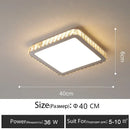 GobekUsa Crystal LED Ceiling Lamp: Luxury Golden Glossy Lighting Fixture for Living Room