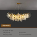 GobekUsa Crystal LED Chandelier: Luxury Pendant Lamp for Home Decor by Decorbites