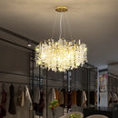 GobekUsa Crystal LED Chandelier: Luxury Pendant Lamp for Home Decor by Decorbites