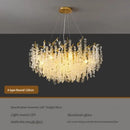GobekUsa Crystal LED Chandelier: Luxury Pendant Lamp for Home Decor by Decorbites