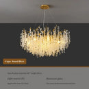 GobekUsa Crystal LED Chandelier: Luxury Pendant Lamp for Home Decor by Decorbites