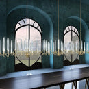 GobekUsa Crystal LED Chandelier: Nordic Luxury Tree Branch Design for Wedding Decor Villas & LOFTs