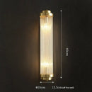 GobekUsa Crystal LED Wall Sconce: Luxury Nordic Glass Luminaire for Staircase & Bedroom