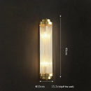 GobekUsa Crystal LED Wall Sconce: Luxury Nordic Glass Luminaire for Staircase & Bedroom