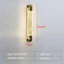 GobekUsa Crystal LED Wall Sconce: Luxury Gold Light Fixture for Home Decor